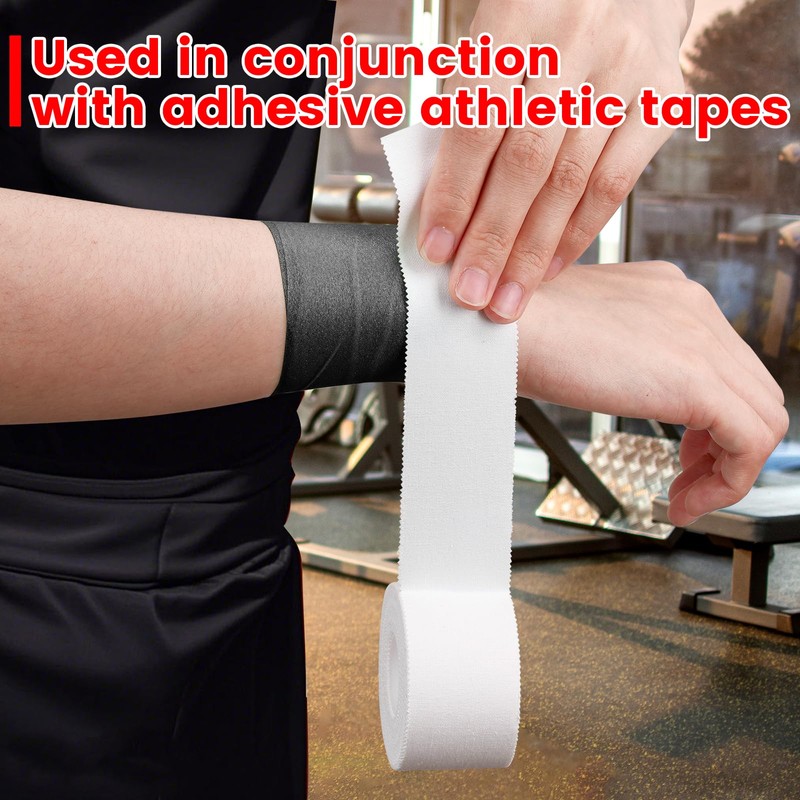 27 Pack Black Pre Wrap Tape, 2.76 Inch x 11