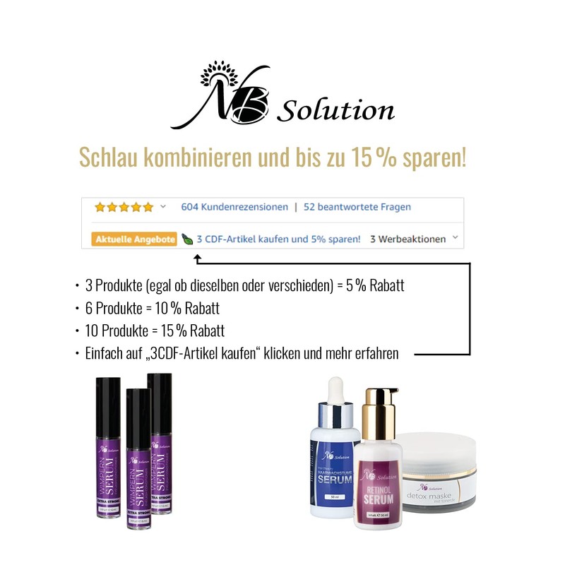 Eyelash Serum 6 ml for Eyelashes and Eyebrows – Storage Box – Extensions Eyelashes Growth