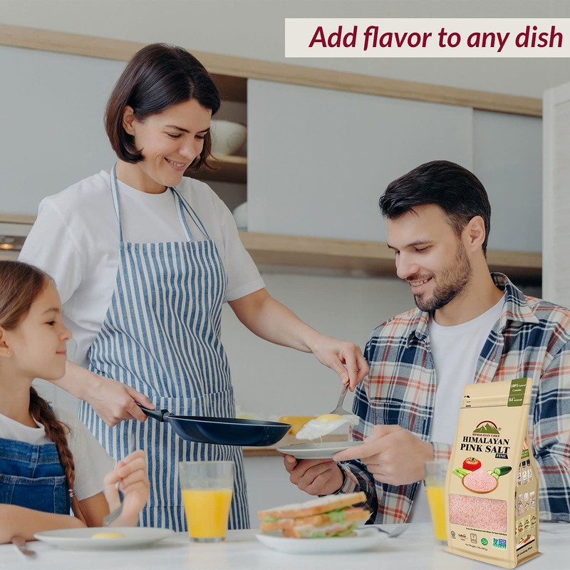 Himalayan Chef Fine Himalayan Pink Salt Bag, 2 LBS, Incredible