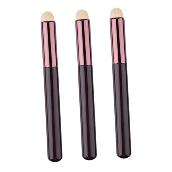 WOONEKY Wear-resistant Makeup Brush Set 3pcs Concealer Brush Ideal for