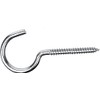 Screw Hook Open Zinc Plated Steel Wall Mount Ceiling Hanging