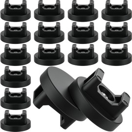 Yookeer Magnetic Zip Tie Mount Base Black Magnetic Cable Clips Wire Holder Multipurpose Cable Ties Management Base Electrical Supplies for Wire