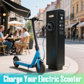 Azyvum Type 2 to Schuko Adapter for Charging Station, Type 2 Station Discharger 220 V 16 A 3.5 KW Schuko Socket Adapter for Scooters, Electric Wheelchairs, Electric Bicycles EV
