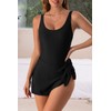 Eomenie One Piece Swimdress Swimsuits for Women Tummy Control Swim
