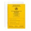 Vaccination Certificate, Vaccination Card with Protective Cover, Pack of 1,