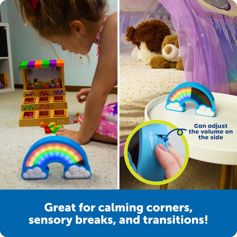 Learning Resources Timer Visivo Arcobaleno per Bambini, Dai 3 Anni,