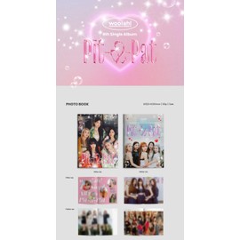 woo!ah! - 4th Single Album [Pit-a-Pat] CD + Folded Poster (Pitter + Patter VerSET/CD Only, No Poster)