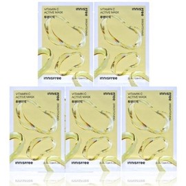 이니스프리 액티브 마스크 비타C(투명미백) 5개 Innisfree Active Mask Vita C (Transparent Whitening) 5 pieces