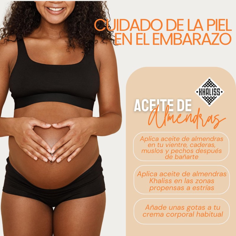 Khaliss Aceite de Almendras: Aceite para cabello 100% natural y