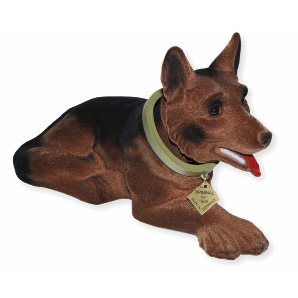 RAKSO Wobble Figurine Dog Shepherd Bobble Figure Height 18 cm