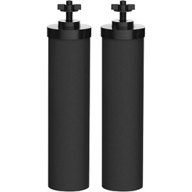 Purewell BB8-Schwarz Replacement Cleaning Elements, 2 Replacement Filters for Water Purifier, Compatible with Gravity Ultrafiltration Water System