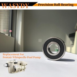 Wasydy Precision Ball Bearing Replacement for Pentair Whisperflo Pool Pump, Rotate Quiet High Speed and Durable Pentair Pool Pump Parts. （2 Pack）