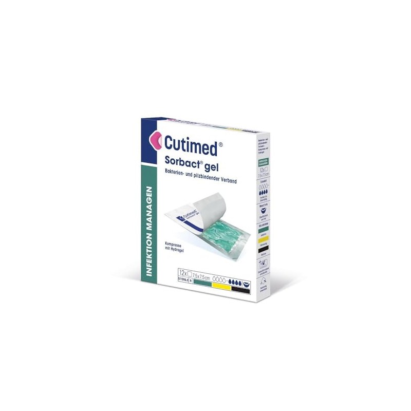 Cutimed Sorbact Gel Dressings 7.5 x 15 cm