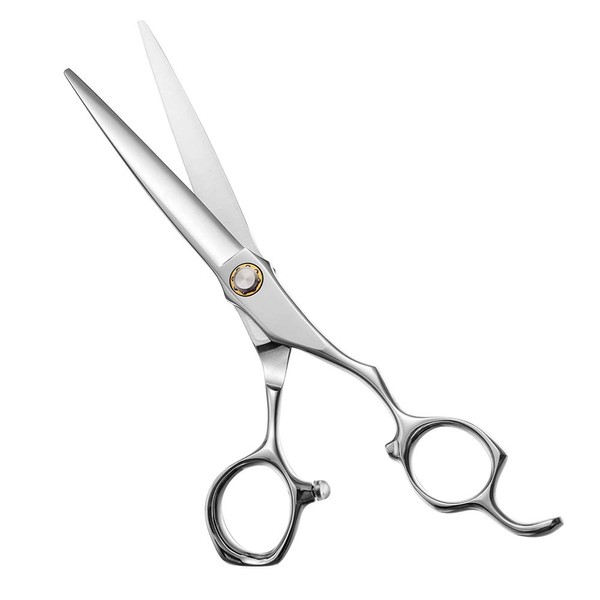 Aolanduo 6 Inch Hair Cutting Scissors, Extremely Sharp/Offset Design with Japanese AICHI 440C Cobalt Stainless Steel Hair Scissors for Hairdressers and Salon Stylists