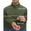 MAGCOMSEN Mens Softshell Jacket - No Hood Winter Jacket, Waterproof