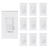 [10 Pack] Cloudy Bay 3-Way/Single Pole Dimmer Electrical Light Switch