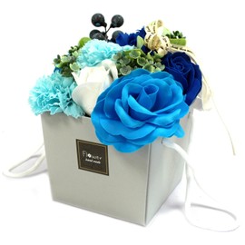 Soap Rose Box - Blue Wedding Flowers