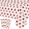 4 Pack Strawberry Party Tablecloth Strawberry Table Cloth Sweet One