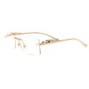 88flix Rimless Glasses, Korean Date Glasses, Women's, Men's, Unisex, Rimless,