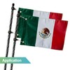 2PCS Mexico Flags for Whip Lights or Antenna Flag Poles,