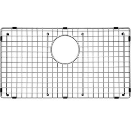 Serene Valley Sink Bottom Grid 24-1/8" X 13-1/8", Rear Drain with Corner Radius 3/16", Sink Protector NDG2413R