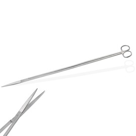 Fish Aquarium Cleaner Kelly Scissors Straight 18" Extra Long Handle Sharp/sharp Stainless Steel Instruments