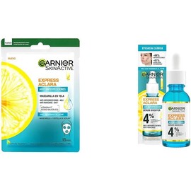 Garnier Express Aclara Mascarilla Anti Acne 28g + Garnier Express Aclara Serum Anti Acne 30 ml