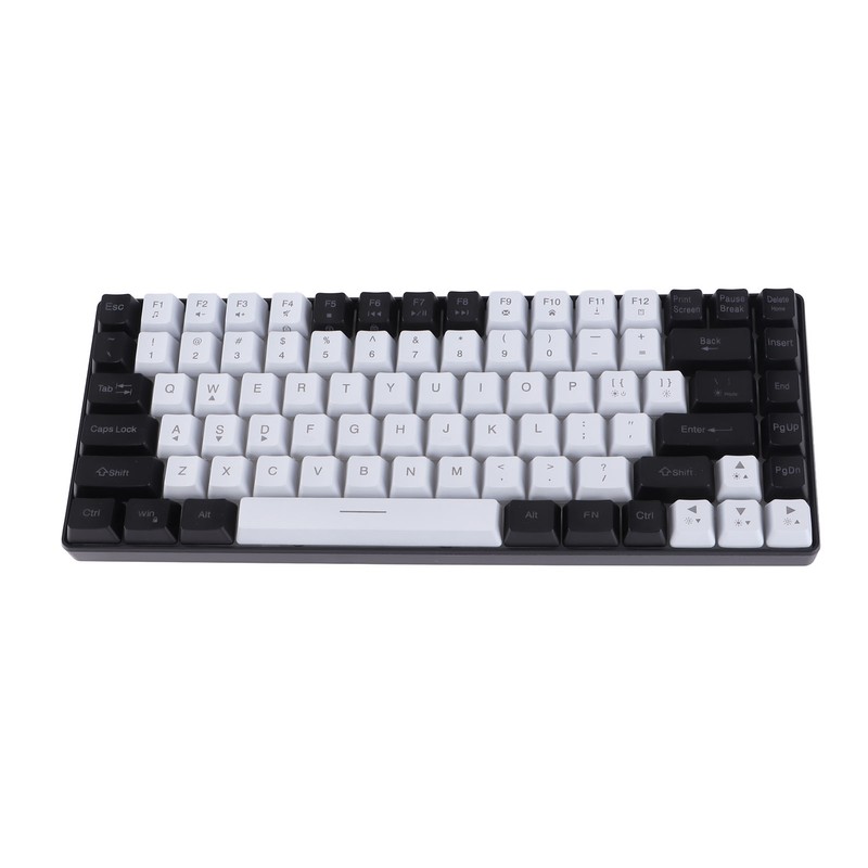 Gaming Keyboard Type C 84 Keys RGB Backlit Ergonomically Curved