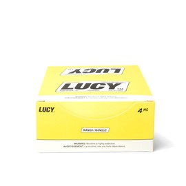 LUCY LUCY? Nicotine Gum 4mg, 100 Count, Mango - Health Canada Natural Health Product NPN 80108821 - NRT Stop Smoking Aid, Reduce Withdrawal Symptoms & Cravings