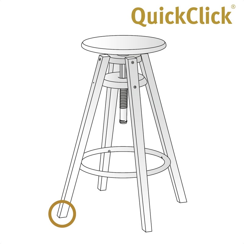 WAGNER QuickClick® Felt glides furniture glides chair glides replacement I