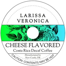 Cheese Flavored Costa Rica Decaf Coffee (Single Serve K-Cup Pods) (Gourmet, Naturally Flavored, Whole Coffee Beans) (12 pods, ZIN: 571888) - 3 Pack