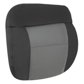 ECOTRIC Driver Side Bottom Seat Cover Compatible with 2004-2008 Ford F150 FX4 FX2 STX XLT Single Cab Crew Cab Left Hand Dark Gray Cloth Front Seat Cushion