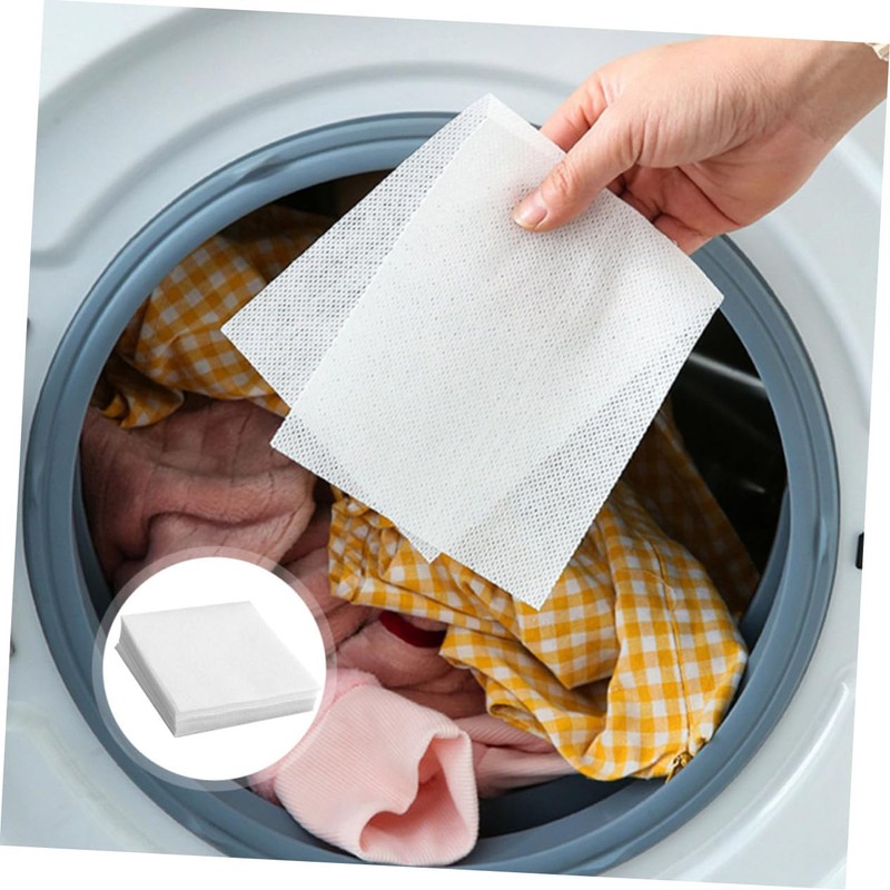 COLLBATH Laundry Dyeing Proof Absorption Sheets 48 Sheets of Absorbing