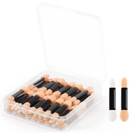 Eyeshadow Tips, Makeup Tips, Disposable 50 Pieces, Eye Shadow Brush, Double Eyeshadow Tips, Disposable Makeup Tools, Eye Color Tips, Eye Shadow Tips, Makeup, Business Trips, Travel, Portable, Commercial Use
