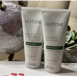 Glytone Exfoliating Body Wash 60 ml 2 oz Travel Size NEW X2