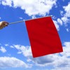 Anley Red Mini Flag 12 Pack - Hand Held Small