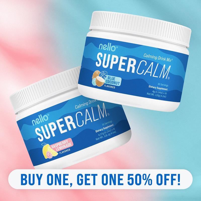 Supercalm Best Selling Flavors Bundle Tubs (2-Pack):_Blue Coconut + Raspberry