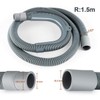 1Plusselect Washing Machine Drain Hose Extension Kit, Universal Replacement Flexible