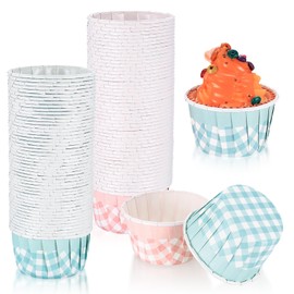 Papier Muffinförmchen, 100 Stk Mini Muffins Papierförmchen, Backförmchen Papier, Muffin Förmchen, Cupcake Formen Cupcake Wrapper für Hochzeit Weihnachten Geburtstag Party