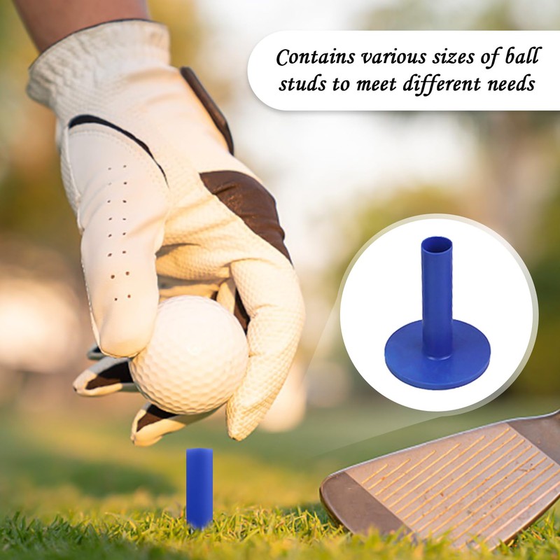 FDGGT 10pcs Rubber Spikes Golf Accessories Golf Tees Golf Practice