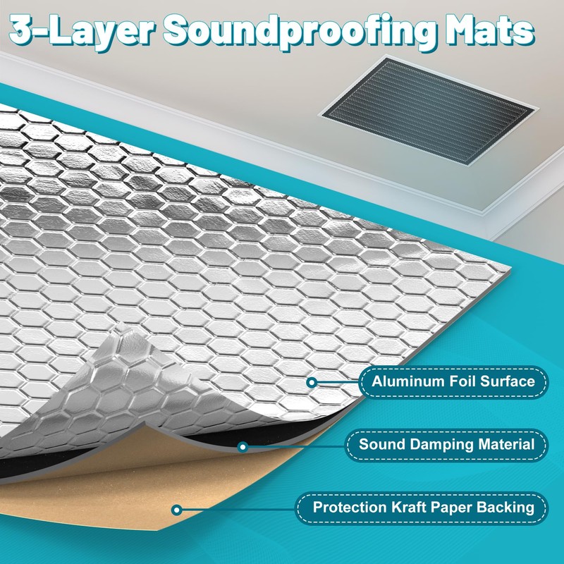 Chiligent Sound Deadening Kit for Vent, Vibration Damping and Noise