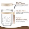 6 Pack Overnight Oats Containers with Lids and Spoons, 16
