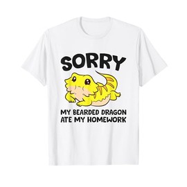 Bearded Dragon School My Bearded Dragon Ate My Homework T-Shirt