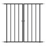 Enchanted Garden 36" x 36" Outdoor Rust Resistant Galvanized Steel Garden Metal Fence Gate Panel