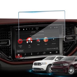 VEIROOM Screen Protector For Dodge Durango GT SXT 2021-2025,Tempered Glass Protective Film For Durango 2025 2024 2023 Accessories - 8.4 inch