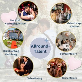 Twist4 heart balloons approximately Twist4® Diameter 26 cm, 100% Natural Latex Premium Heart Balloons in Red, Pink, White, Suitable for Wedding, Love, Valentine's Day Decoration, Top Quality (100, Pink)