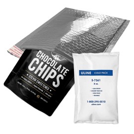 Sugar Free Large Chocolate Chips, Stevia Sweetened, 12 oz. Value Size, Non-GMO, Vegan, Keto, Low Carb, 60% Cocoa, All Natural, Baking Chips, Gluten Free, No Sugar Added, The People's Keto Company (3 P