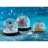 FIMO 70 x 52 mm Oval Snow Globe, Transparent