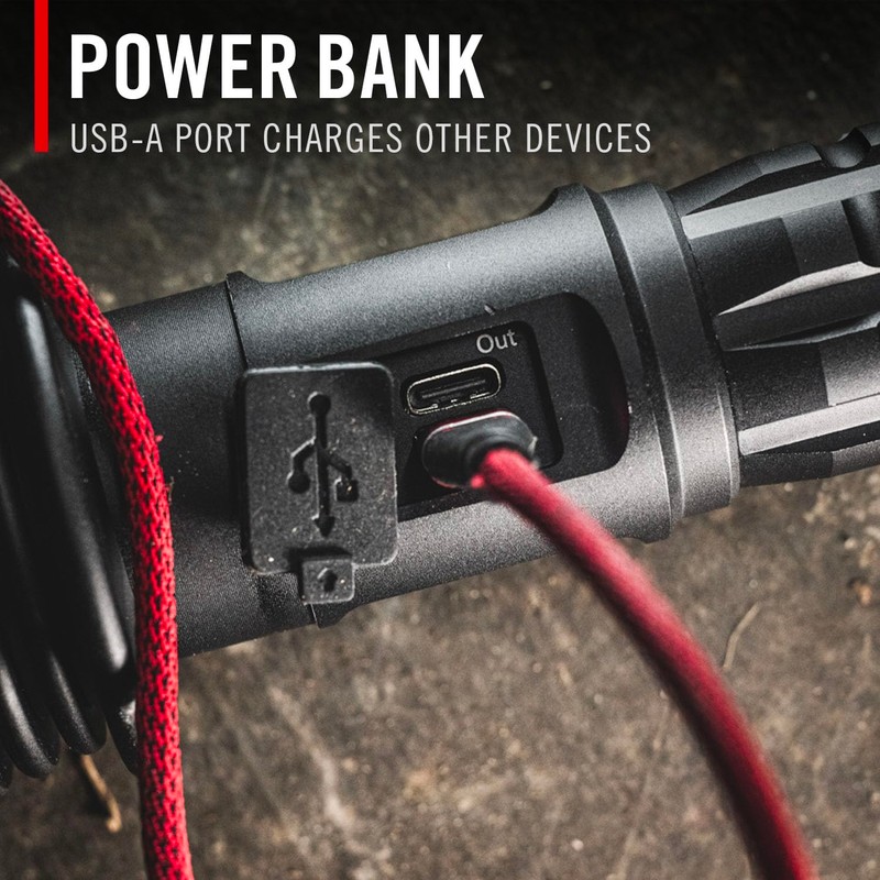 Coast XP80R 15000 Lumen Rechargeable Dual-Power LED Flashlight with POWERiQ™