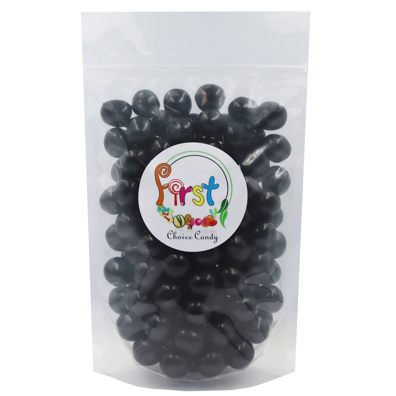 Sour Chewy Fruit Candy Balls (Black Cherry, 1 Pound)
